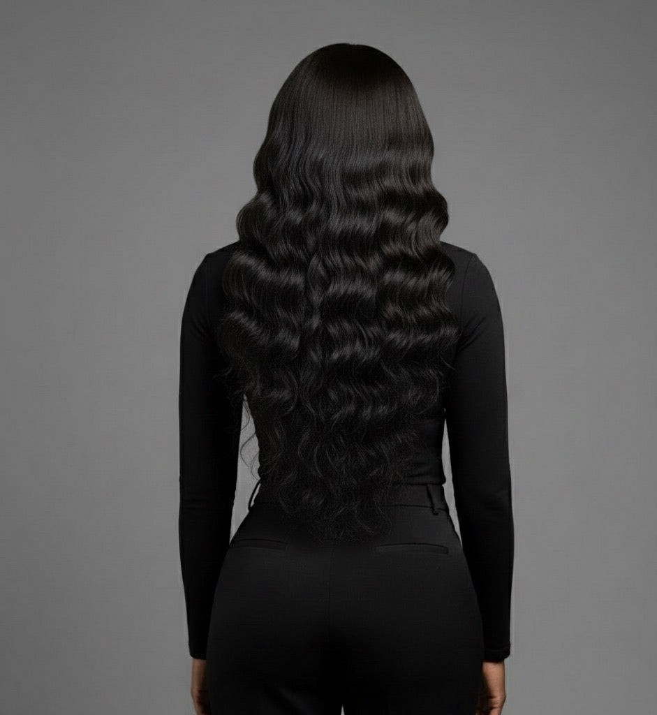 De Luxe Body Wave Wig | 300g Premium HD Lace | 13x6 Frontal UK | Saafluxurystrands