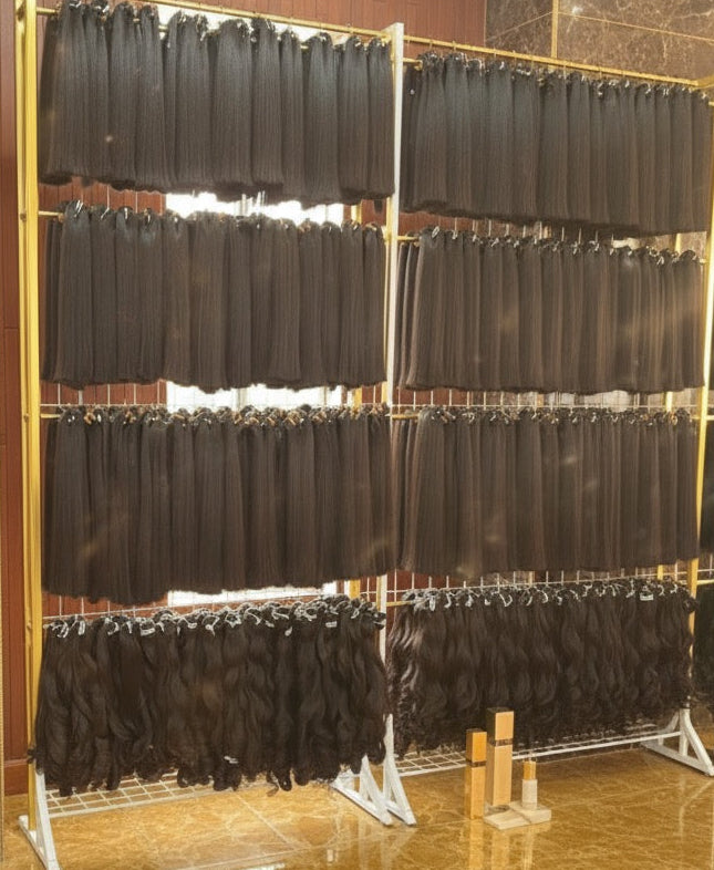 Super Double Drawn|Raw Bone Straight Hair UK | 100g Bundle 20" | Premium Quality Price from £75 Per Bundle| Saafluxurystrands