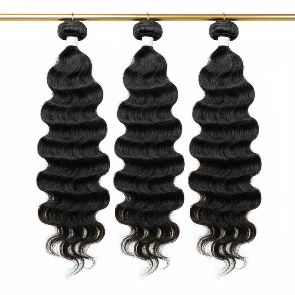 Body Wave Bundle UK | Premium Raw Wavy Hair | 100g 20" | Price from £75 Per Bundle | Saafluxurystrands