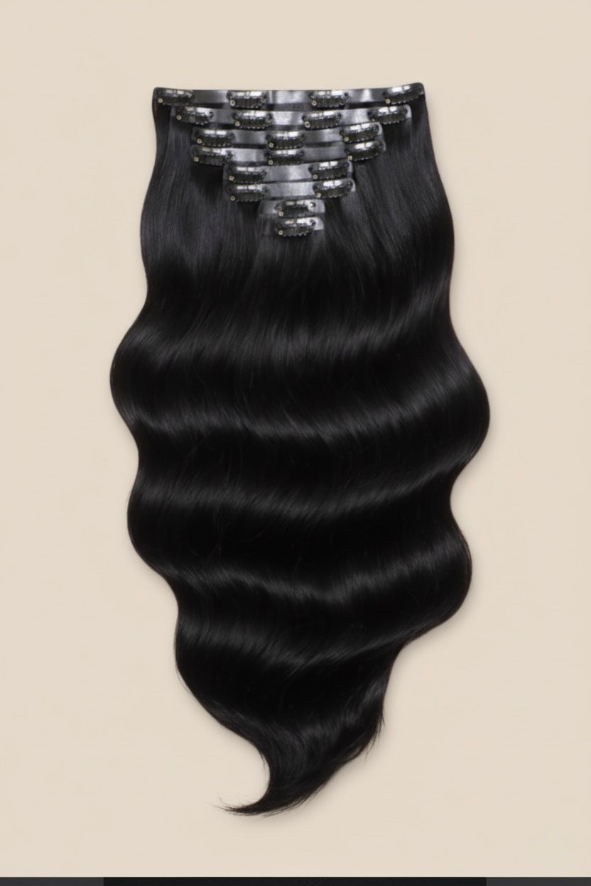 Natural Black Clip Ins - Premium Quality, Unbeatable Value