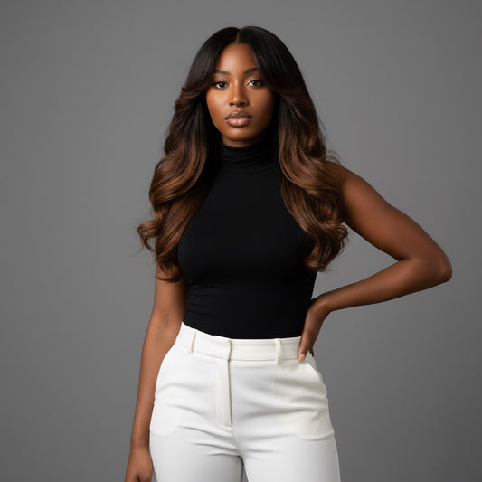 Sidi Luxe Side Fringe Wig - Limited Edition | 300g transparent lace | 20 Inches | Saafluxurystrands