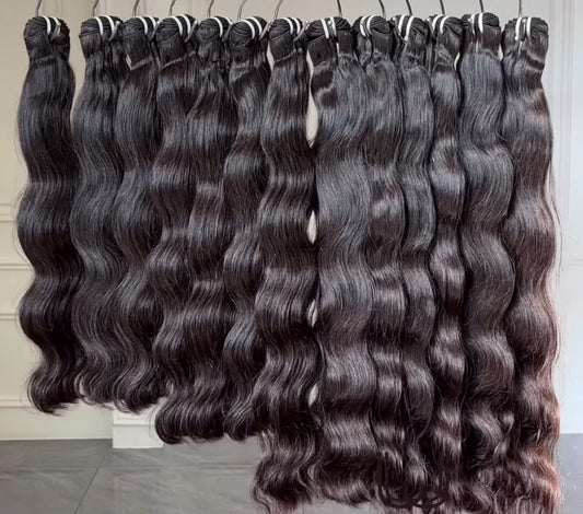 raw hair and bundles